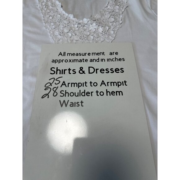Susan Graver Crocheted Trim Short Sleeve Stretch Cotton Shirt Top Womens Size 2X - Picture 8 of 8